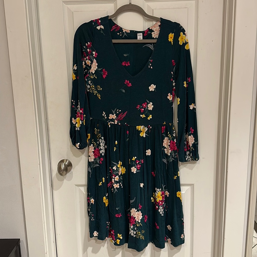 Long Sleeve Floral Dress